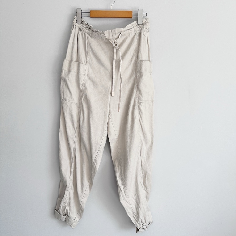 Hudson Jeans Women Light Cream Joggers size L